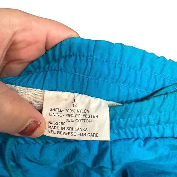 VTG 80s/90s Windbreaker Tracksuits Pink/Blue Jacket & Pants Set girls size 14 - Picture 11 of 16